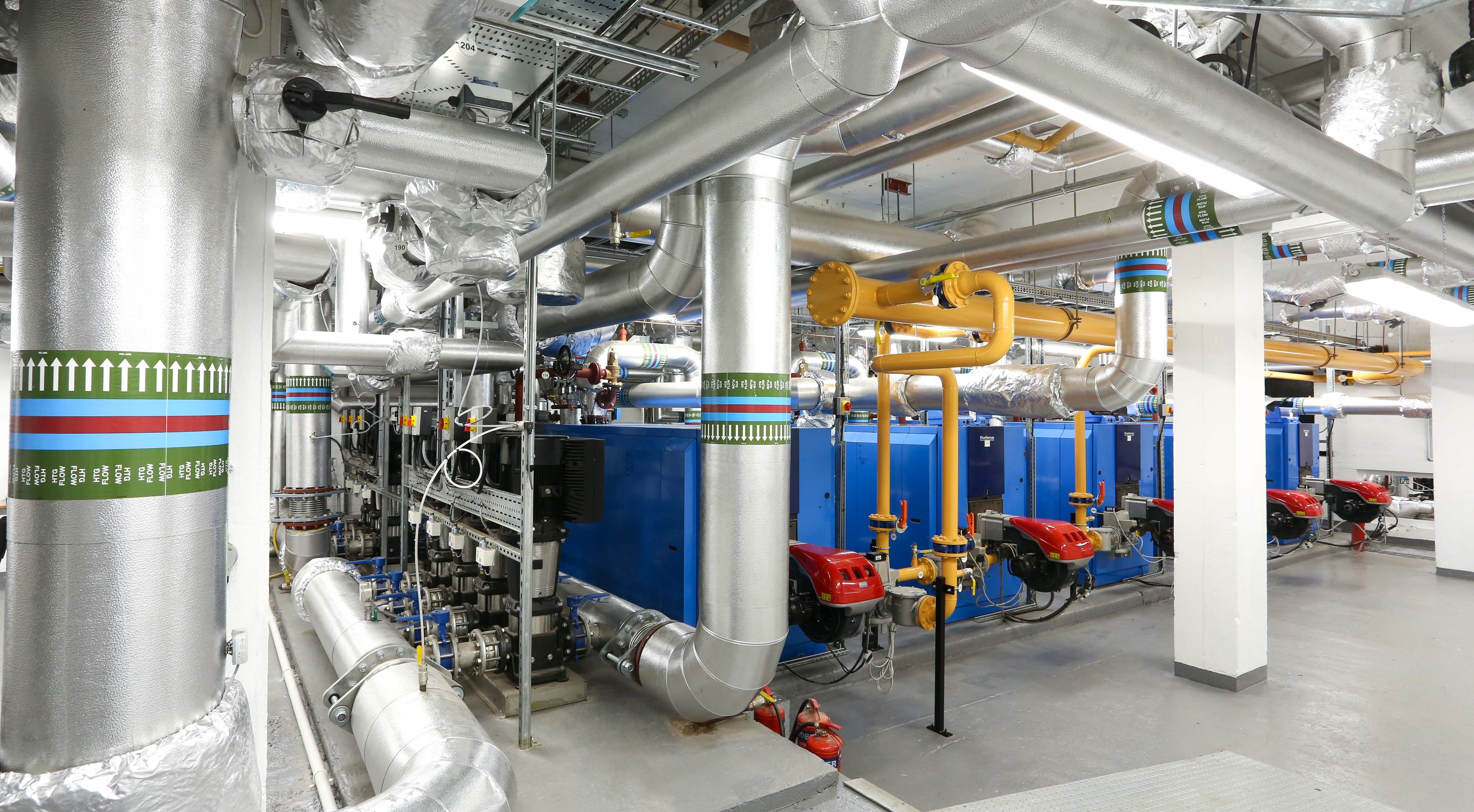 Mechanical plant room